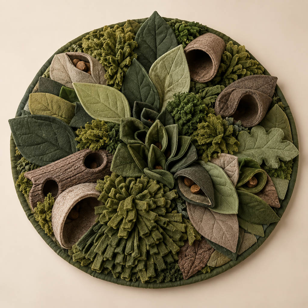 Nature-Inspired Snuffle Mat for Mental Stimulation & Happy Play