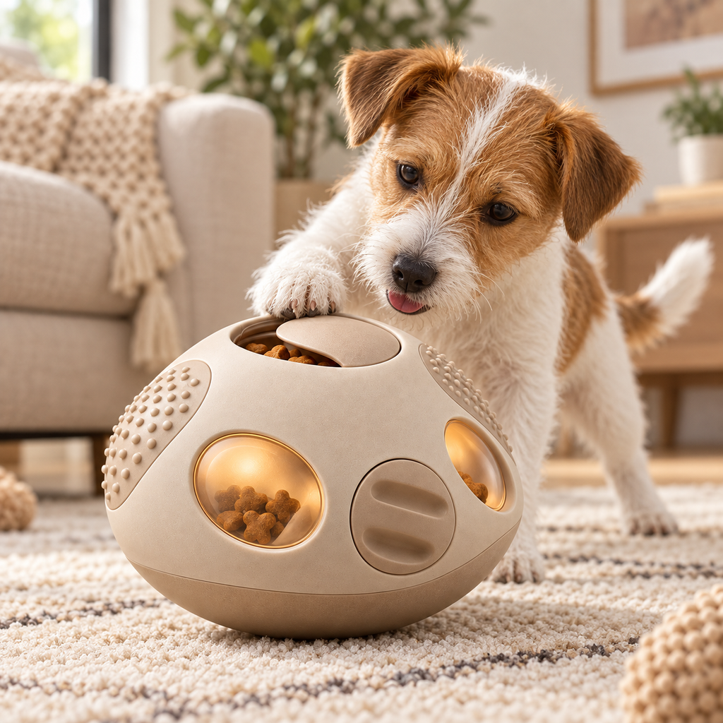 Interactive Treat Puzzle Ball for Smarter Play & Longer Engagement