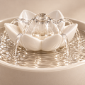 Elegant Flowing Water Fountain for Healthier Pet Hydration