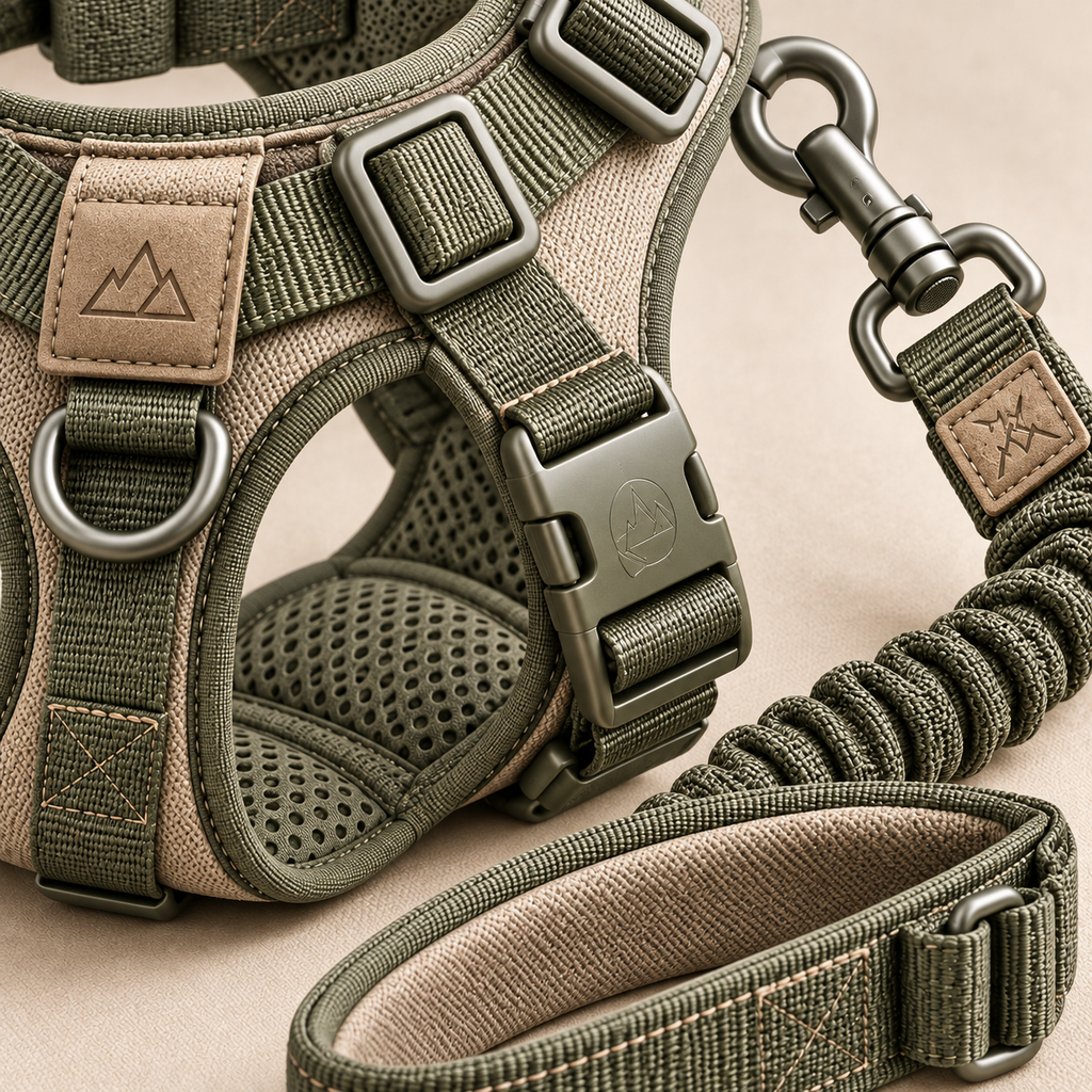 Adventure-Ready Dog Harness Set Built for Everyday Exploration