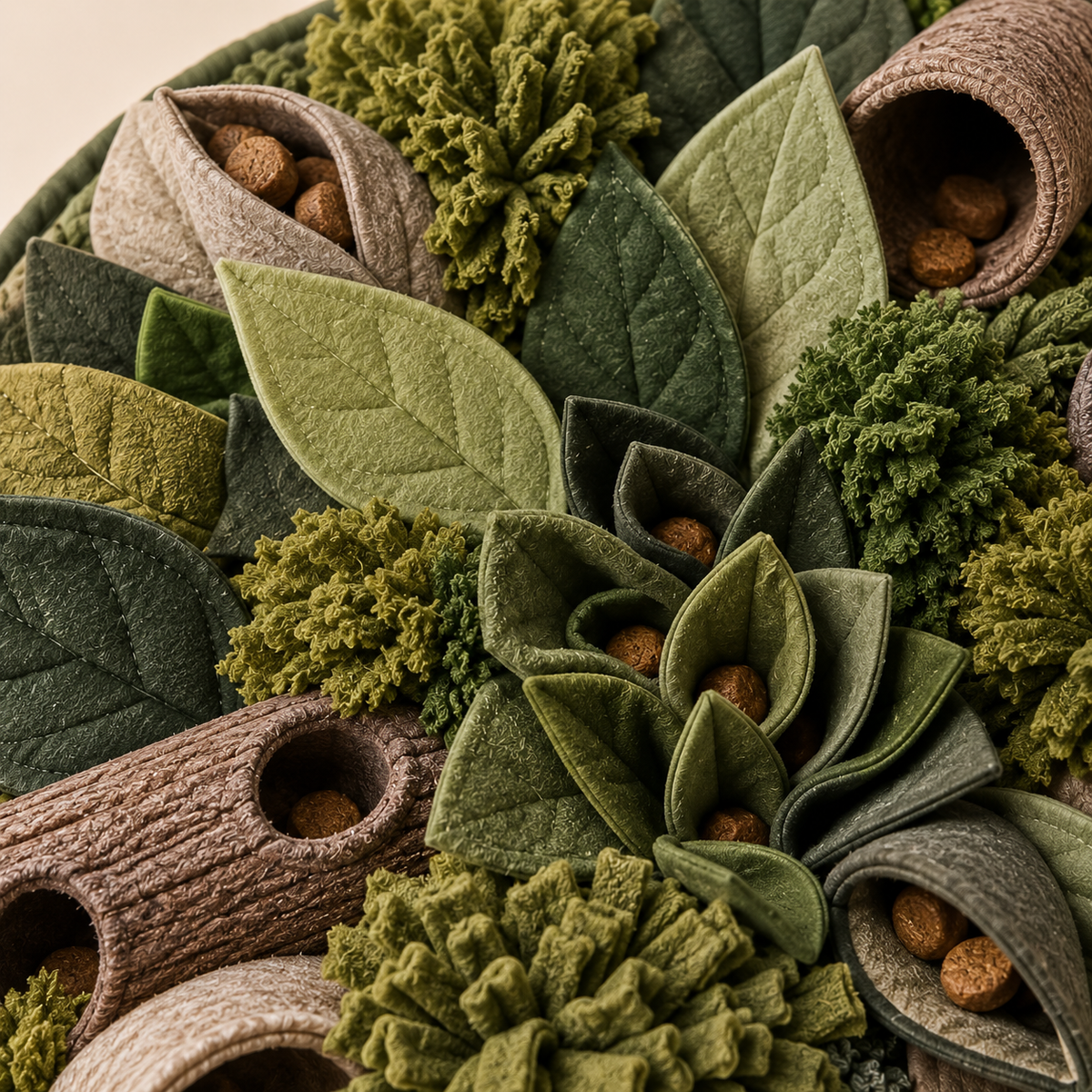 Nature-Inspired Snuffle Mat for Mental Stimulation & Happy Play