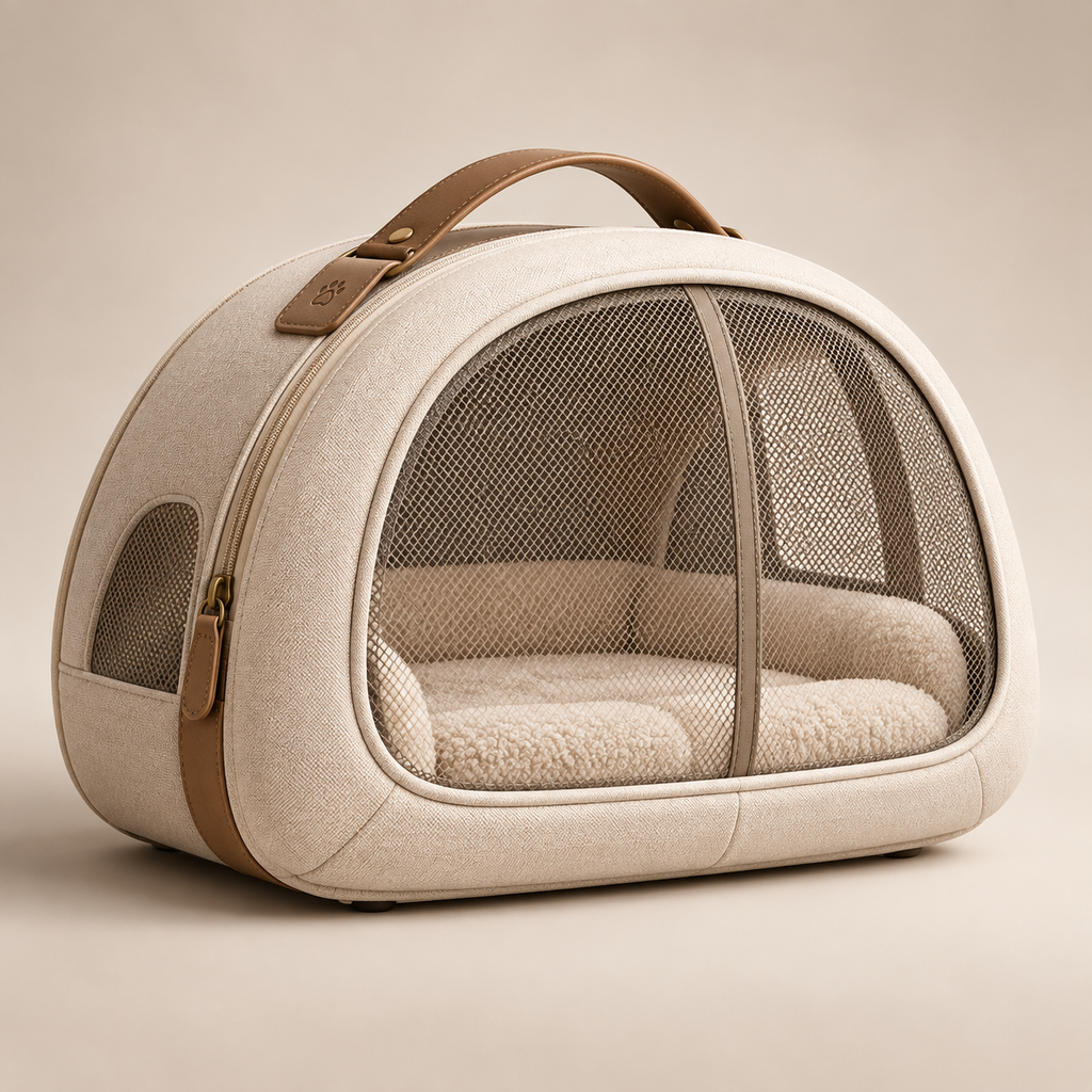 Luxury Pet Travel Carrier Designed for Safe & Comfortable Adventures